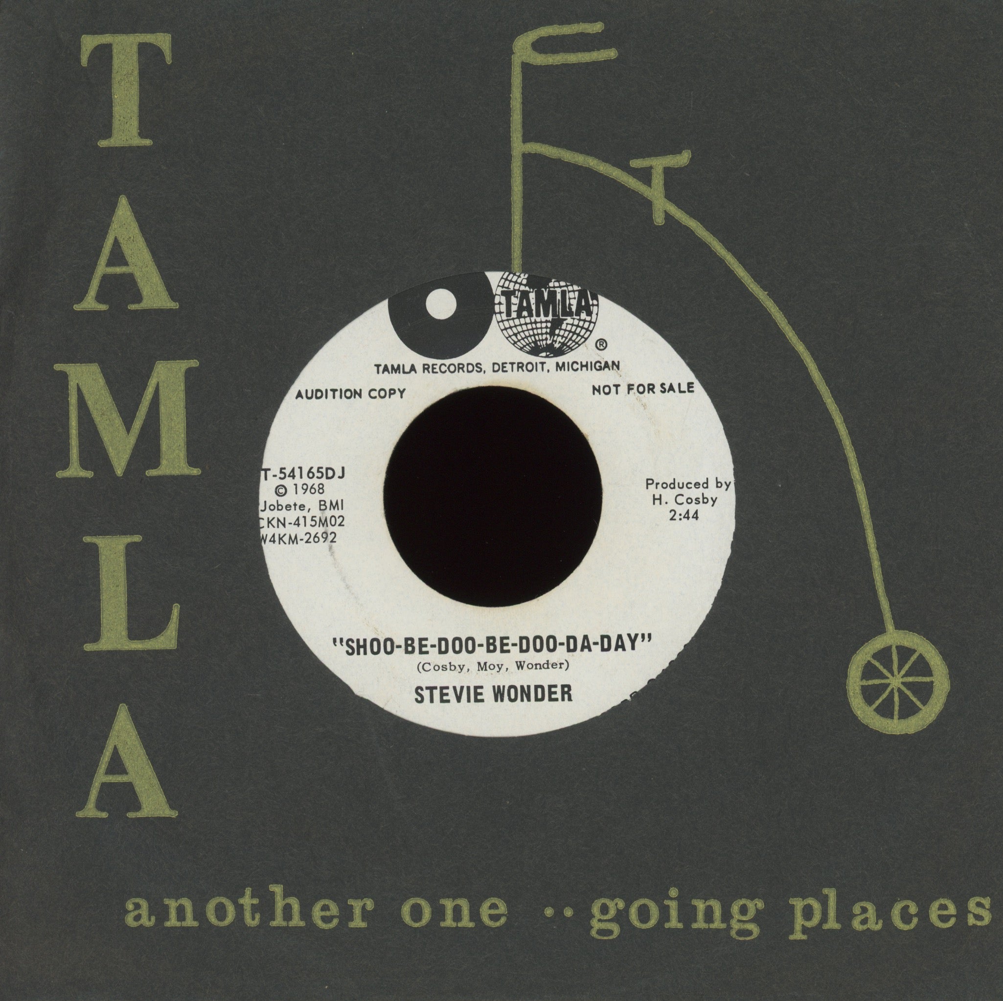 Stevie Wonder - Shoo-Be-Doo-Be-Doo-Da-Day on Tamla Promo Soul Funk 45