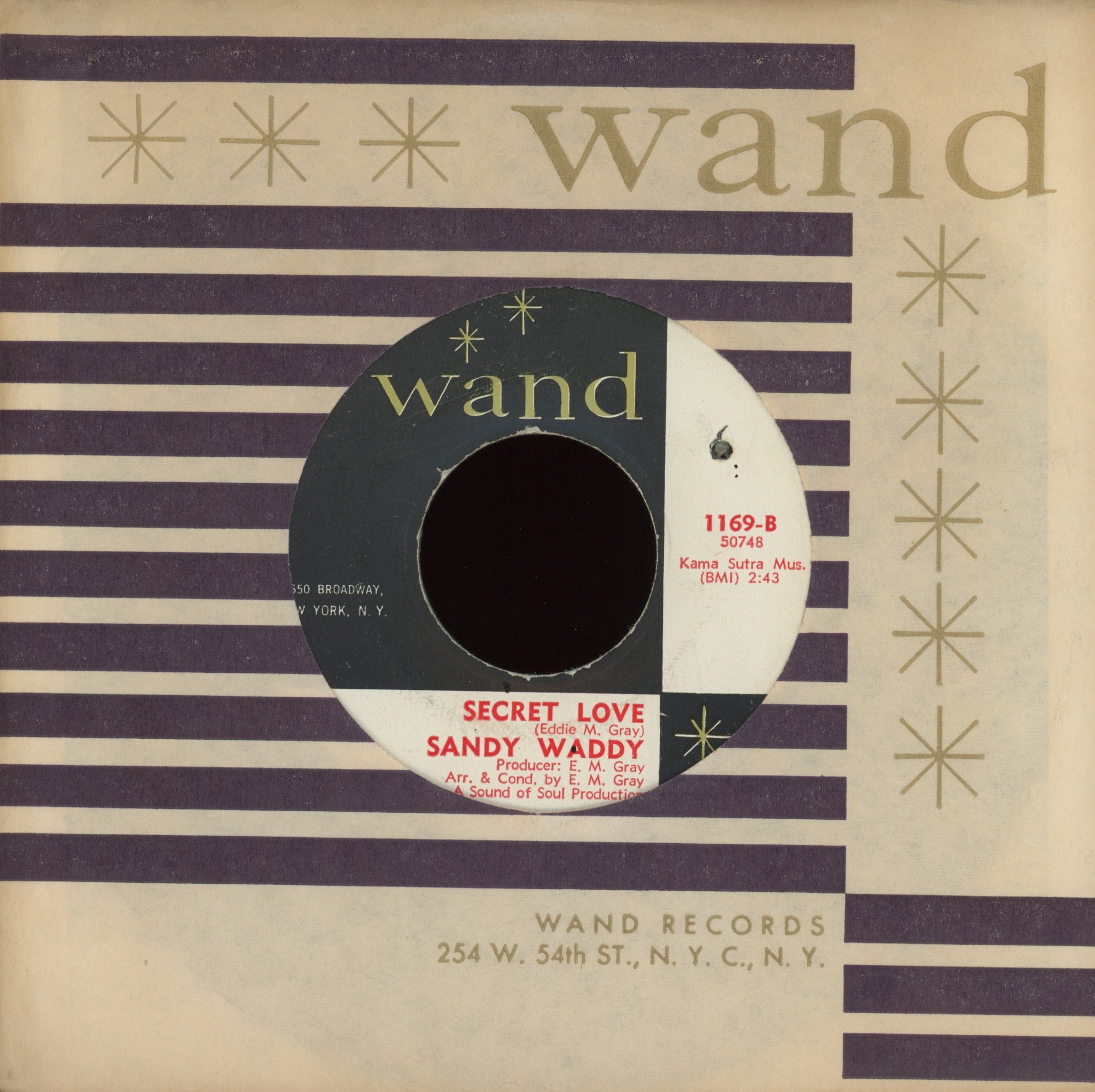 Sandy Waddy - Everything Is Everything on Wand Northern Soul 45