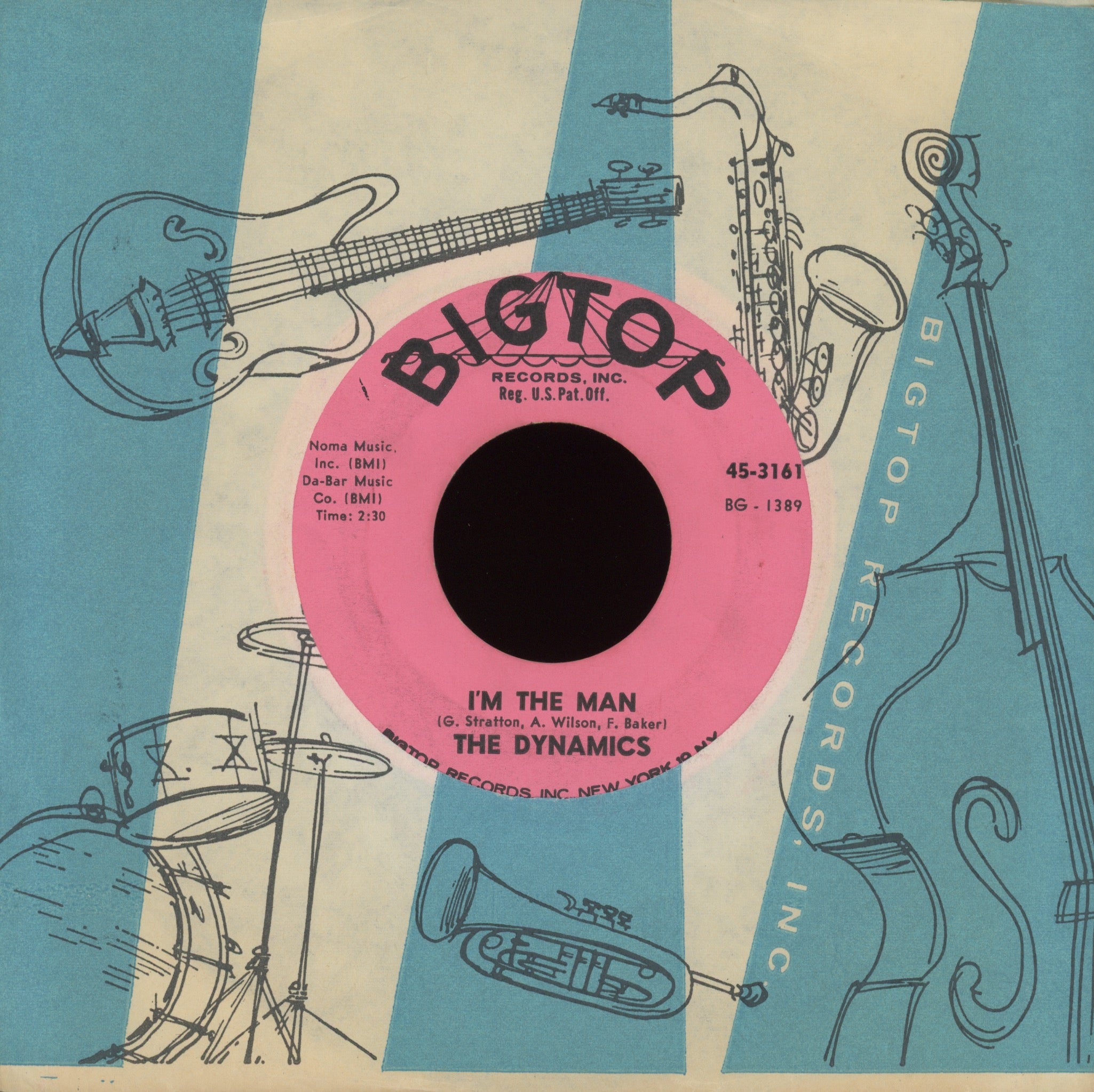 The Dynamics - Misery on Bigtop Northern Soul 45
