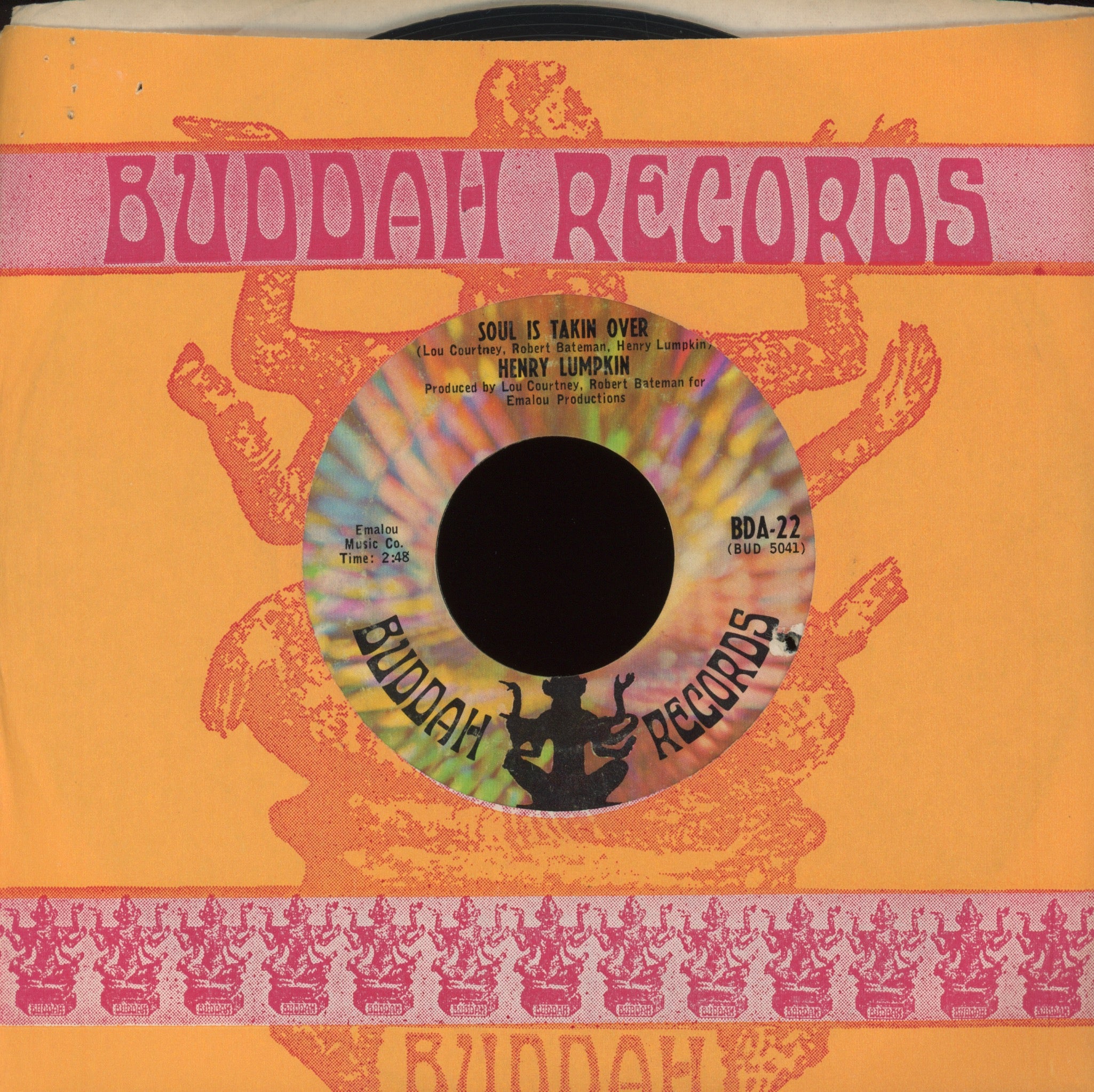 Henry Lumpkin - Soul Is Takin Over on Buddah Northern Soul 45