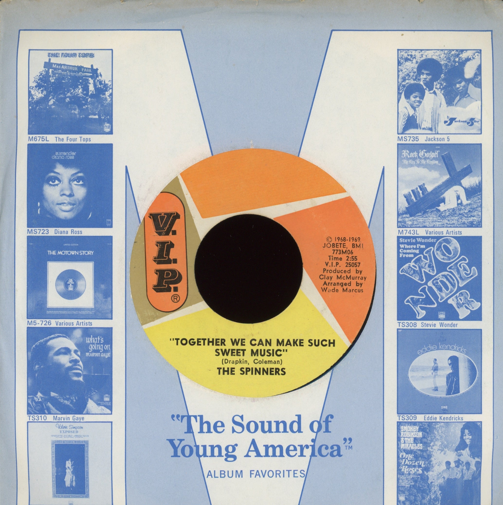 Spinners - It's A Shame on V.I.P. Northern Soul 45