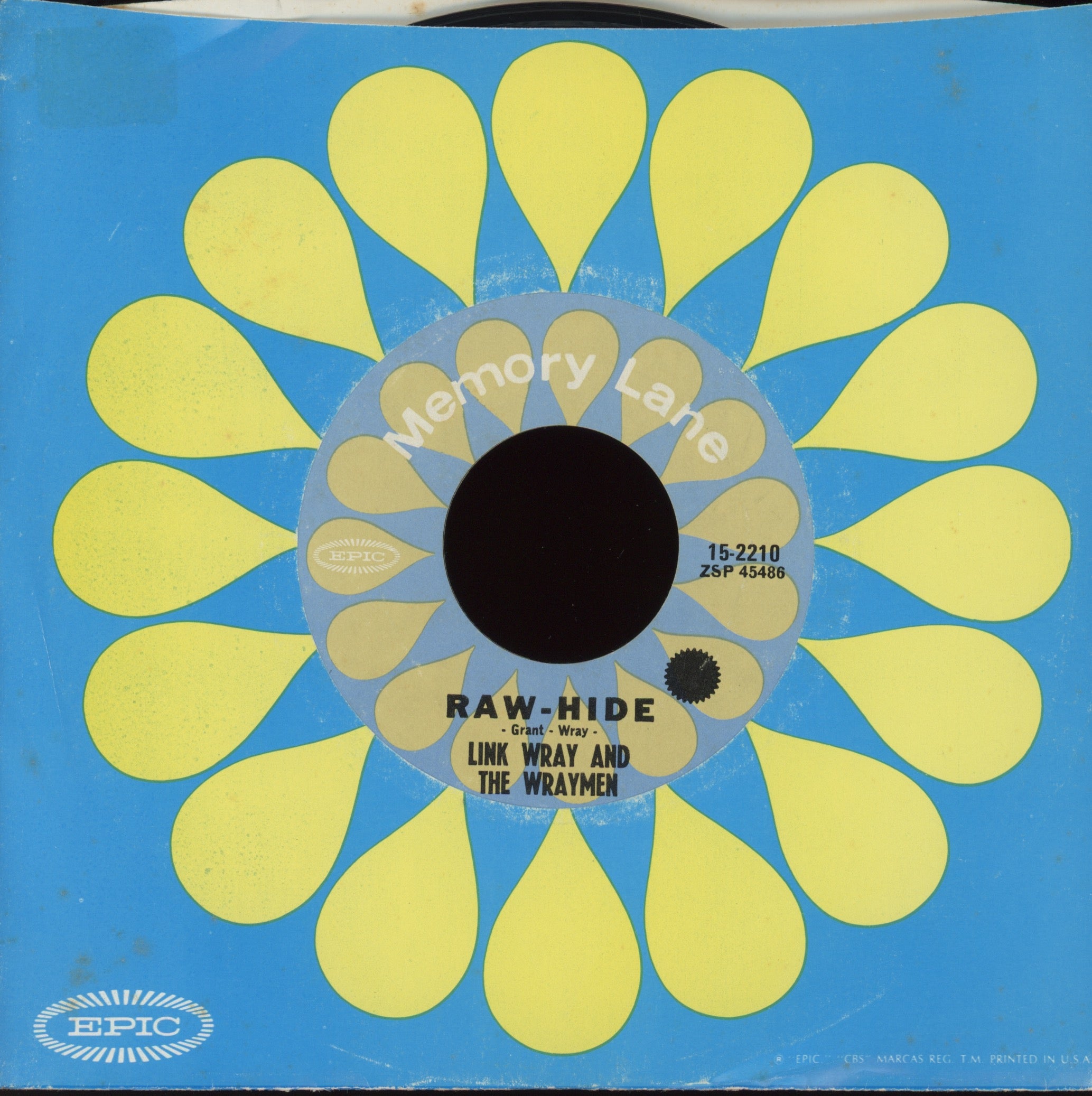 Link Wray And His Ray Men - Raw-Hide Memory Lane Reissue 45