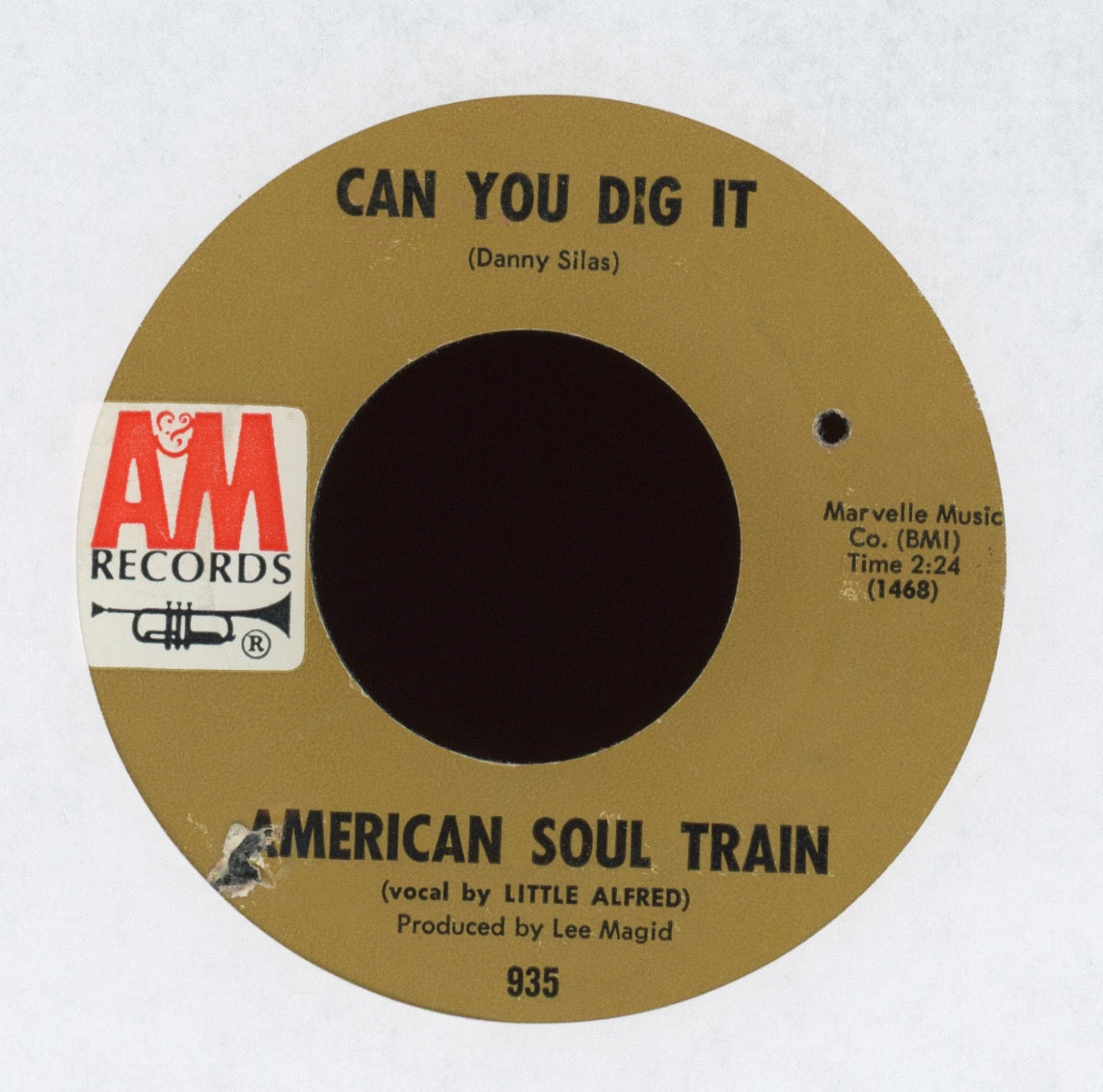 American Soul Train - Can You Dig It on A&M Northern Soul 45
