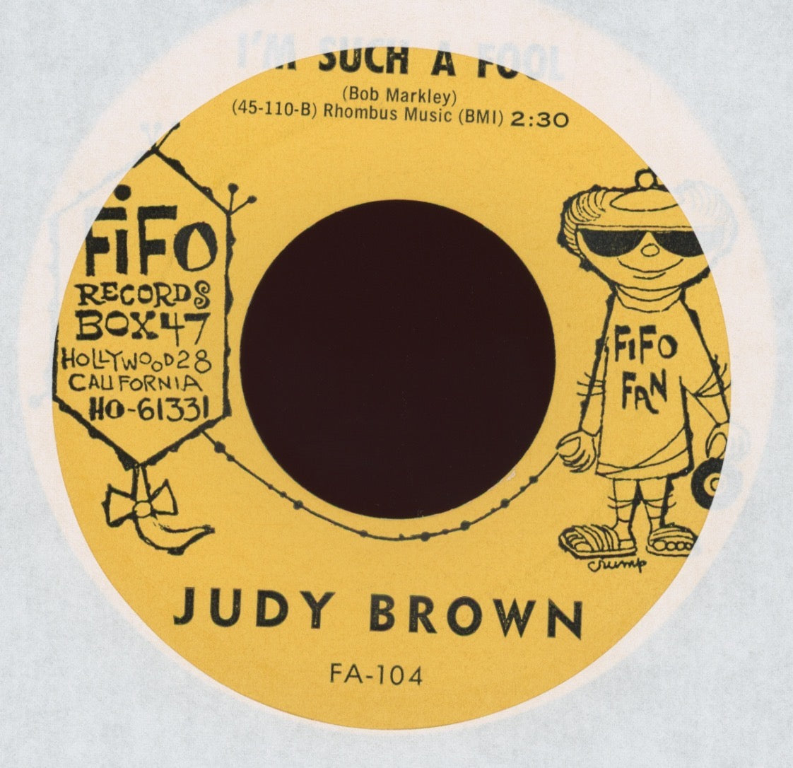 Judy Brown - Heaven And Paradise on Fifo Teen R&B Doo Wop 45