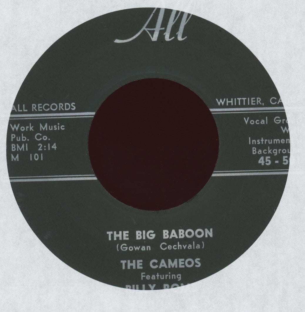 The Cameos - The Big Baboon on All Rockabilly Doo Wop 45