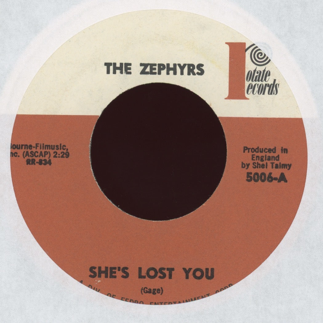 The Zephyrs - She's Lost You on Rotate Garage 45