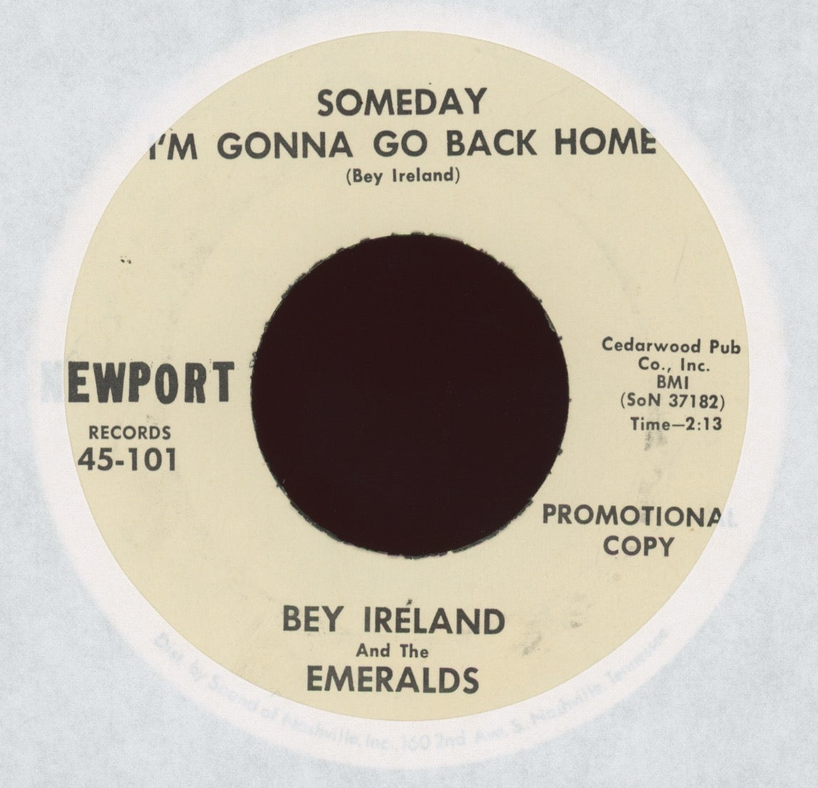 Bey Ireland - You Gotta Have That Feeling on Newport Promo Garage 45