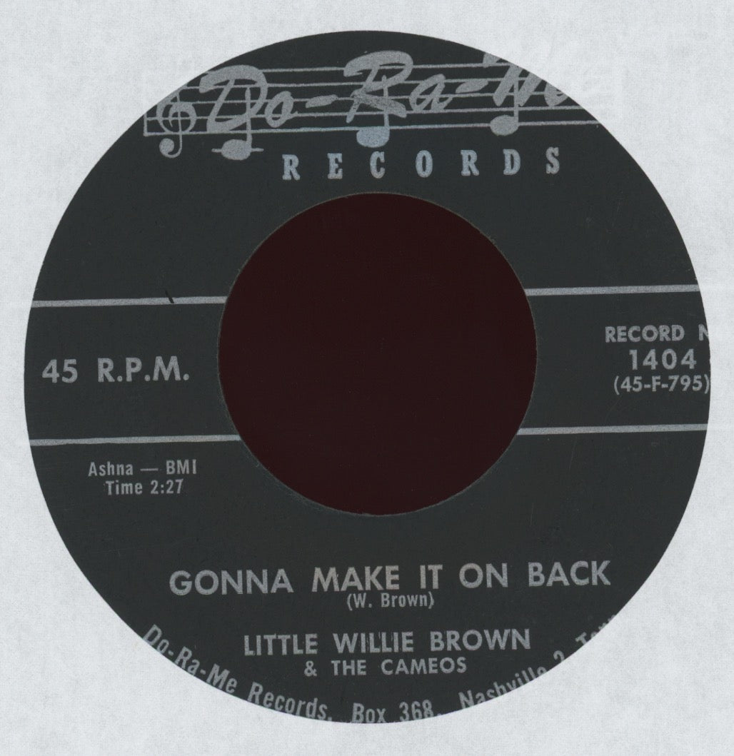 Little Willie Brown & The Cameos - Cut It Out on Do Ra Me R&B Rocker 45