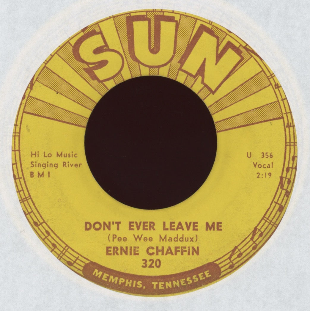 Ernie Chaffin - Don't Ever Leave Me on Sun Country Bop 45