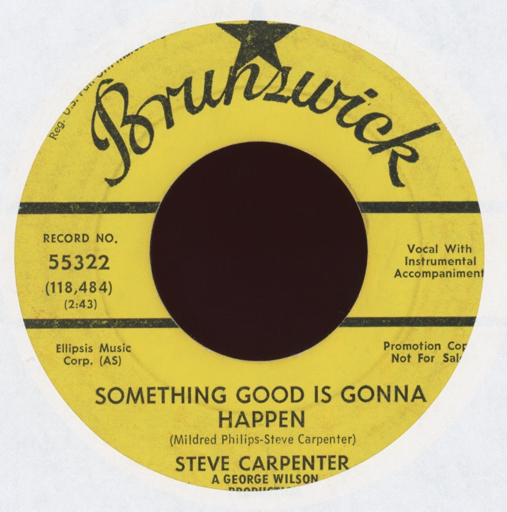 Steve Carpenter - You're Putting Me On on Brunswick Promo Rockabilly 45
