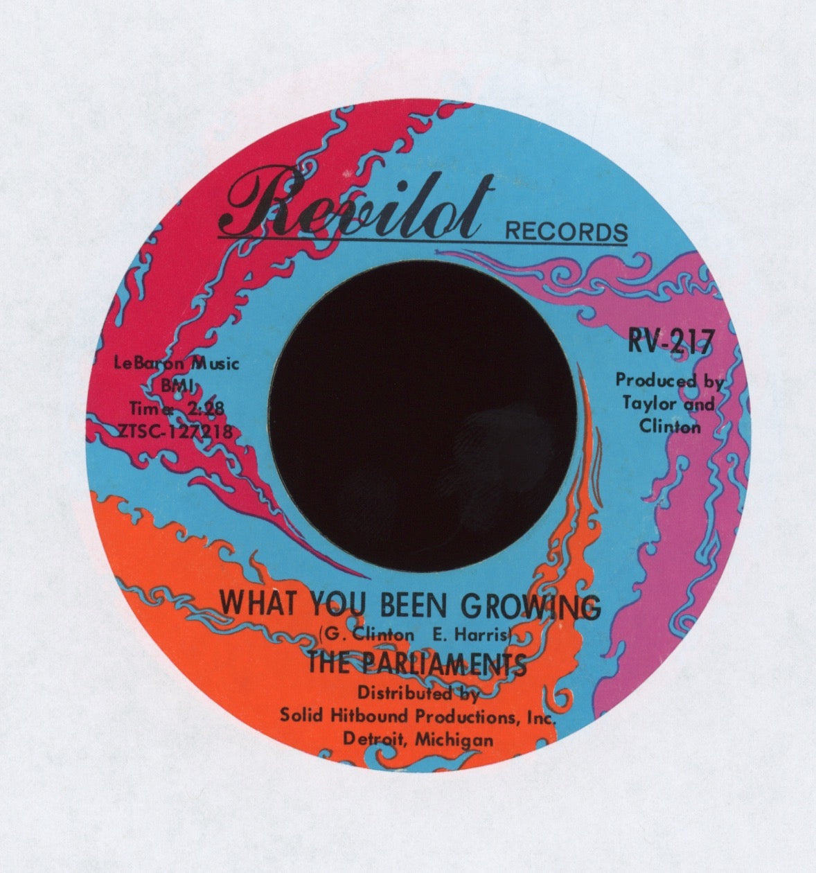 The Parliaments - Look At What I Almost Missed on Revilot Northern Soul 45