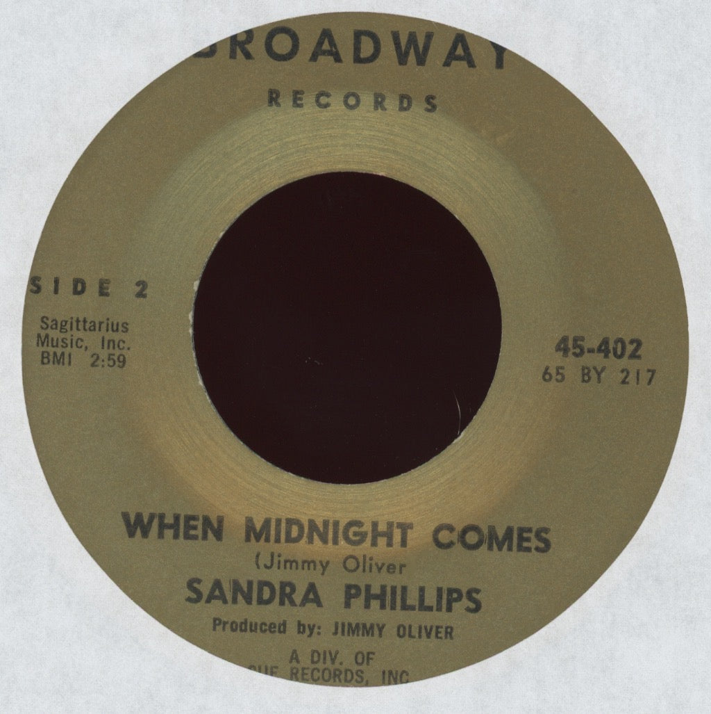 Sandra Phillips - You Succeeded on Broadway Northern Soul 45