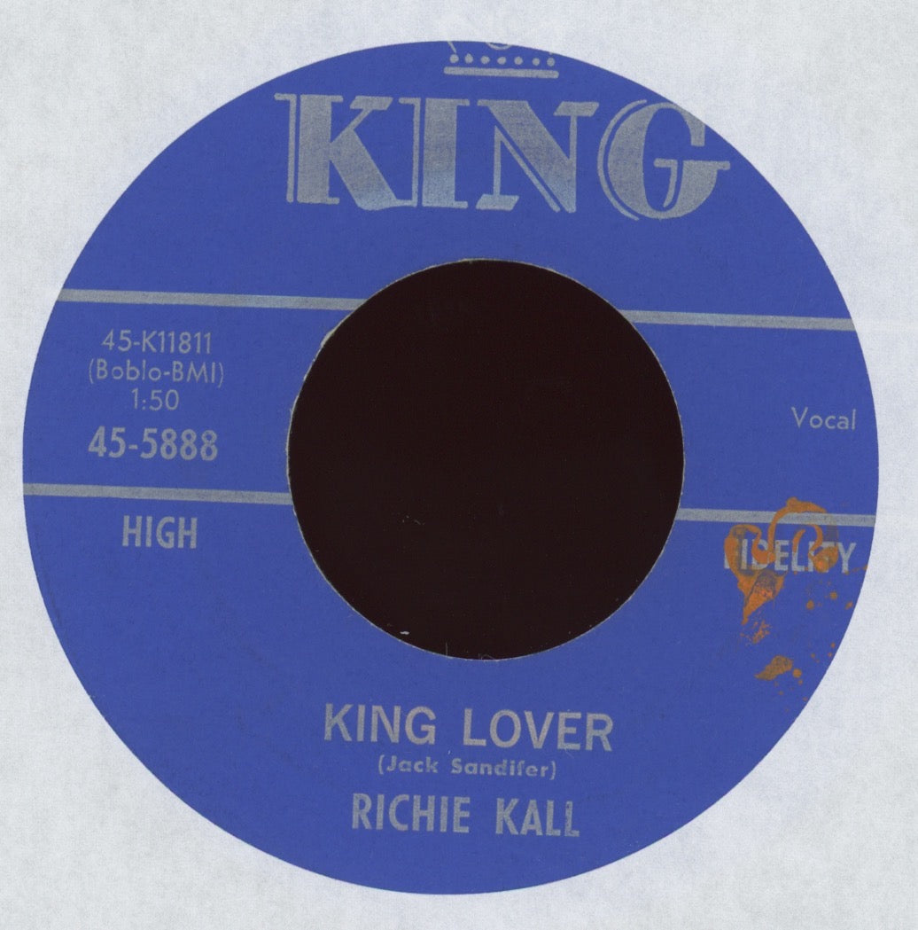 Richie Kall - King Lover on King Rockabilly Elvis Sound Alike 45