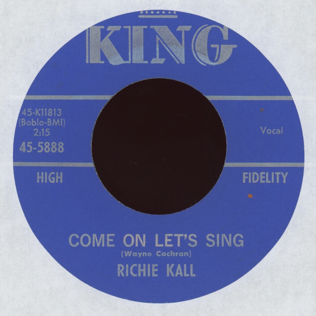 Richie Kall - King Lover on King Rockabilly Elvis Sound Alike 45