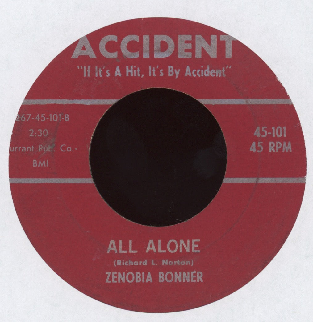 Zenobia Bonner - All Alone on Accident R&B Northern Soul 45