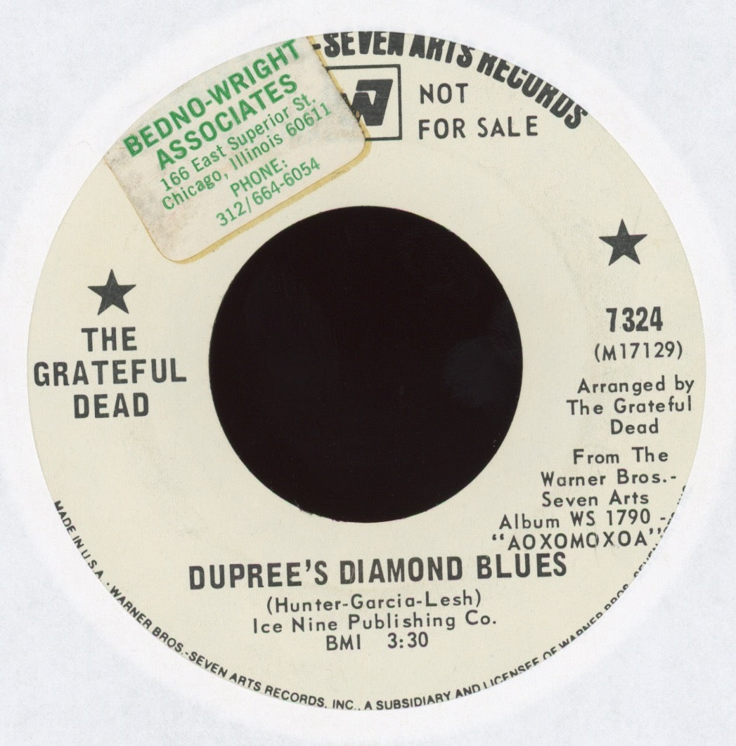 The Grateful Dead - Dupree's Diamond Blues on WB Promo Rock 45