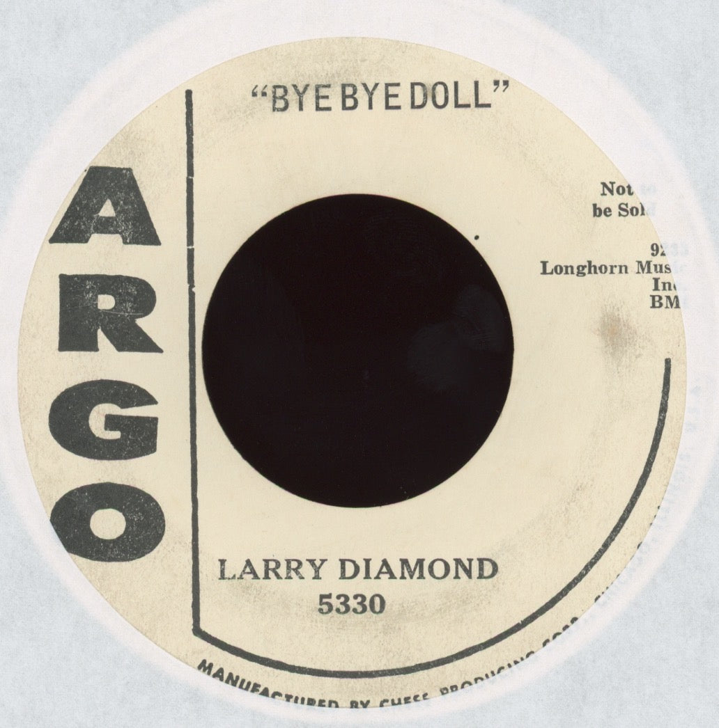 Larry Diamond - True Love Come My Way on Argo Promo Rockabilly 45