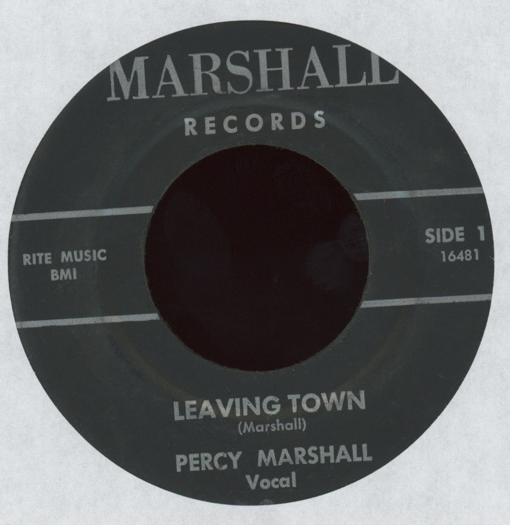 Percy Marshall - Give Me My Guitar And Traveling Shoes on Marshall Country Blues 45