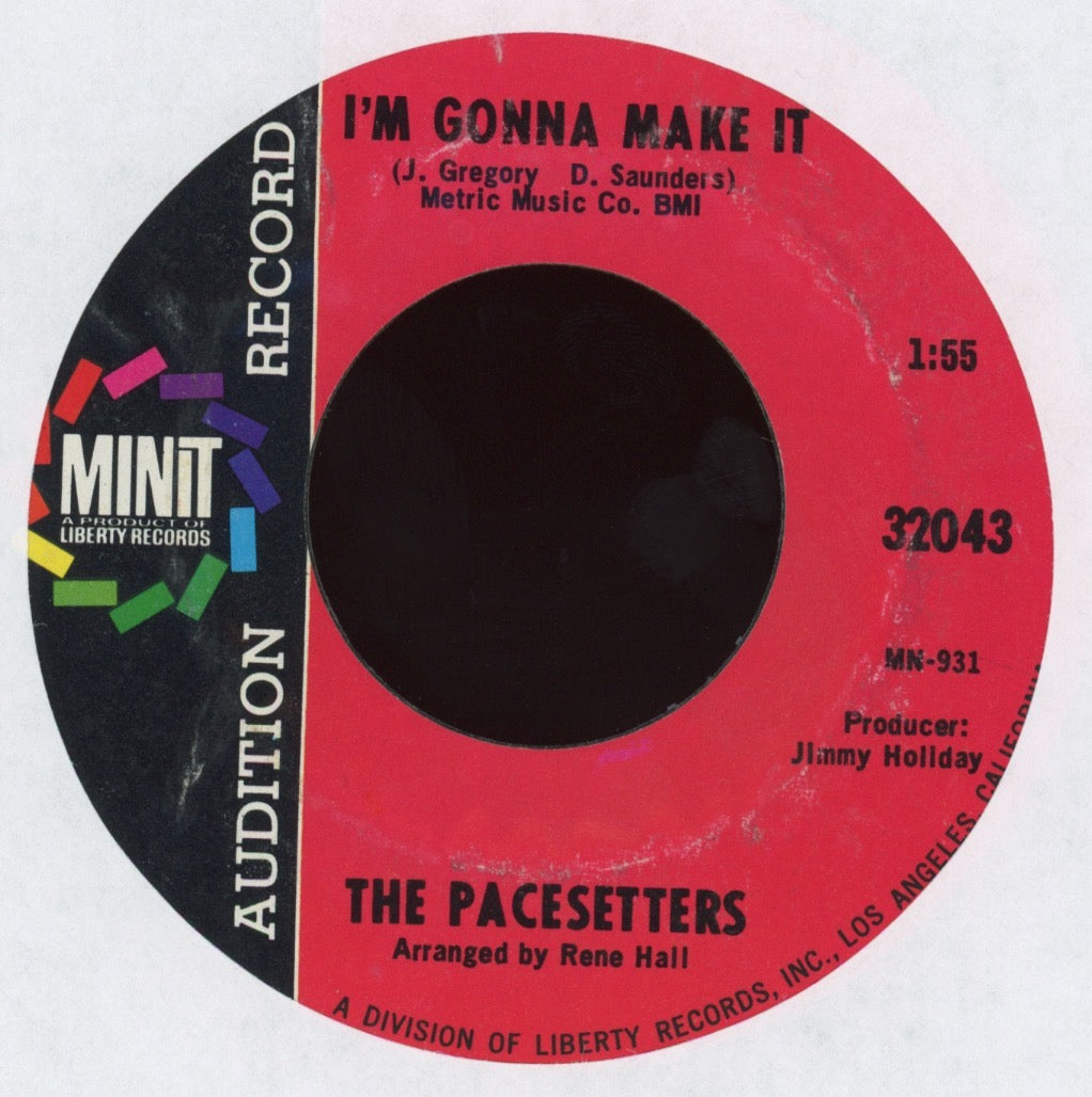 Pacesetters - I'm Gonna Make It on Minit Promo Northern Soul 45