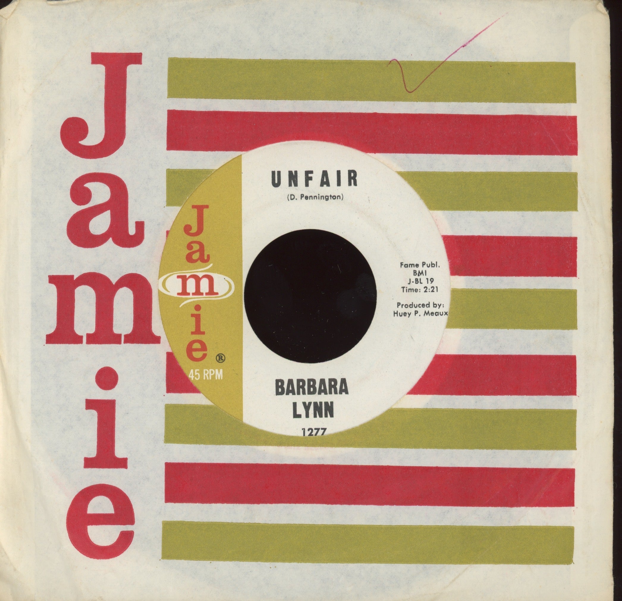 Barbara Lynn - Oh! Baby (We Got A Good Thing Goin') on Jamie R&B Soul 45