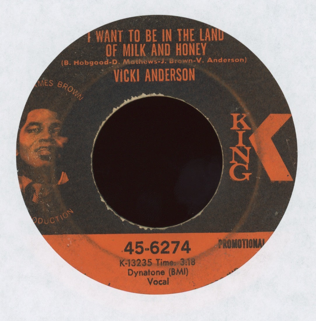 Vicki Anderson - I Want To Be In The Land Of Milk And Honey on King Funk 45