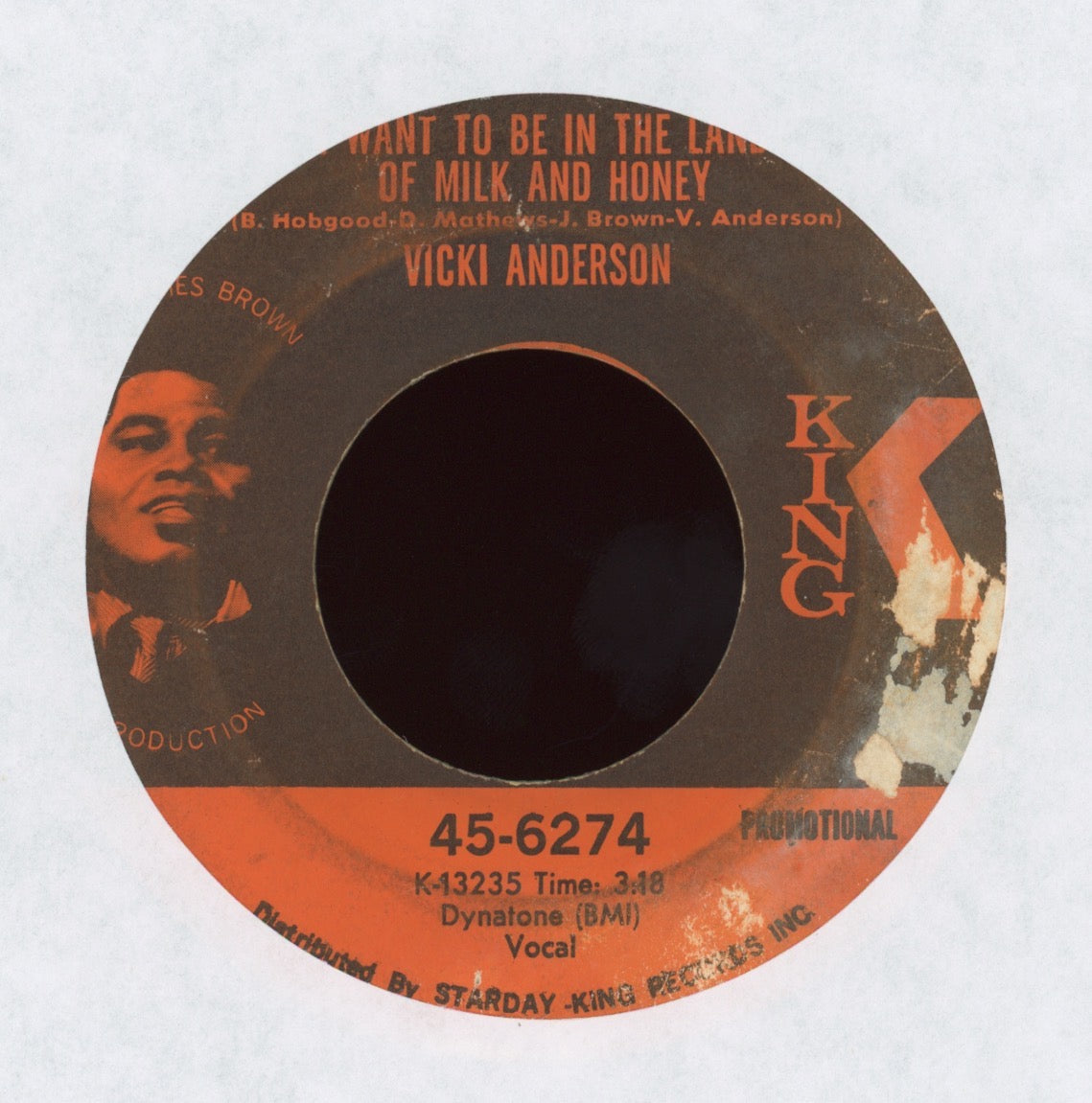 Vicki Anderson - I Want To Be In The Land Of Milk And Honey on King Funk 45