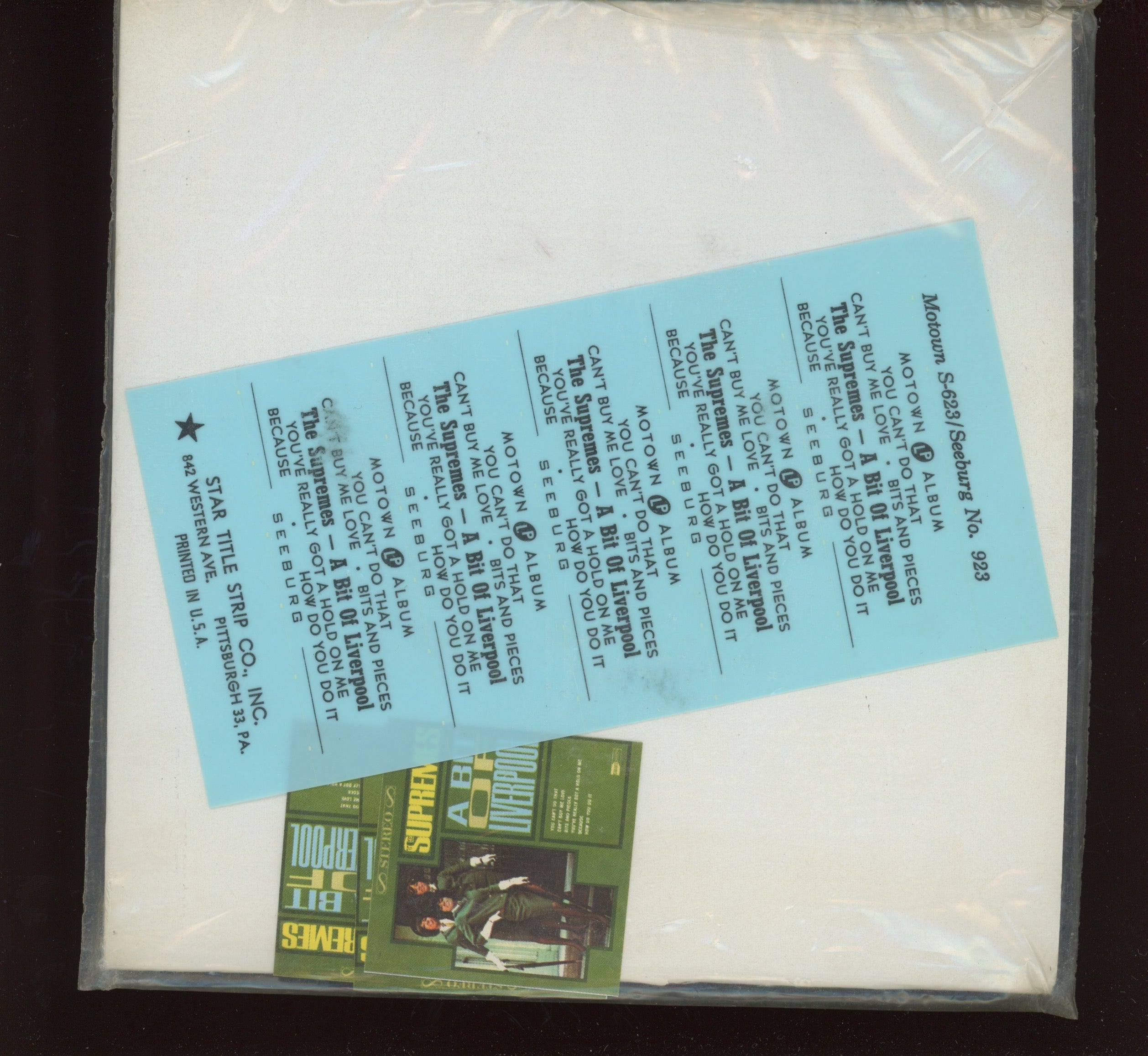 The Supremes - A Bit Of Liverpool on Motown S 263 Soul Jukebox EP 7" Sealed