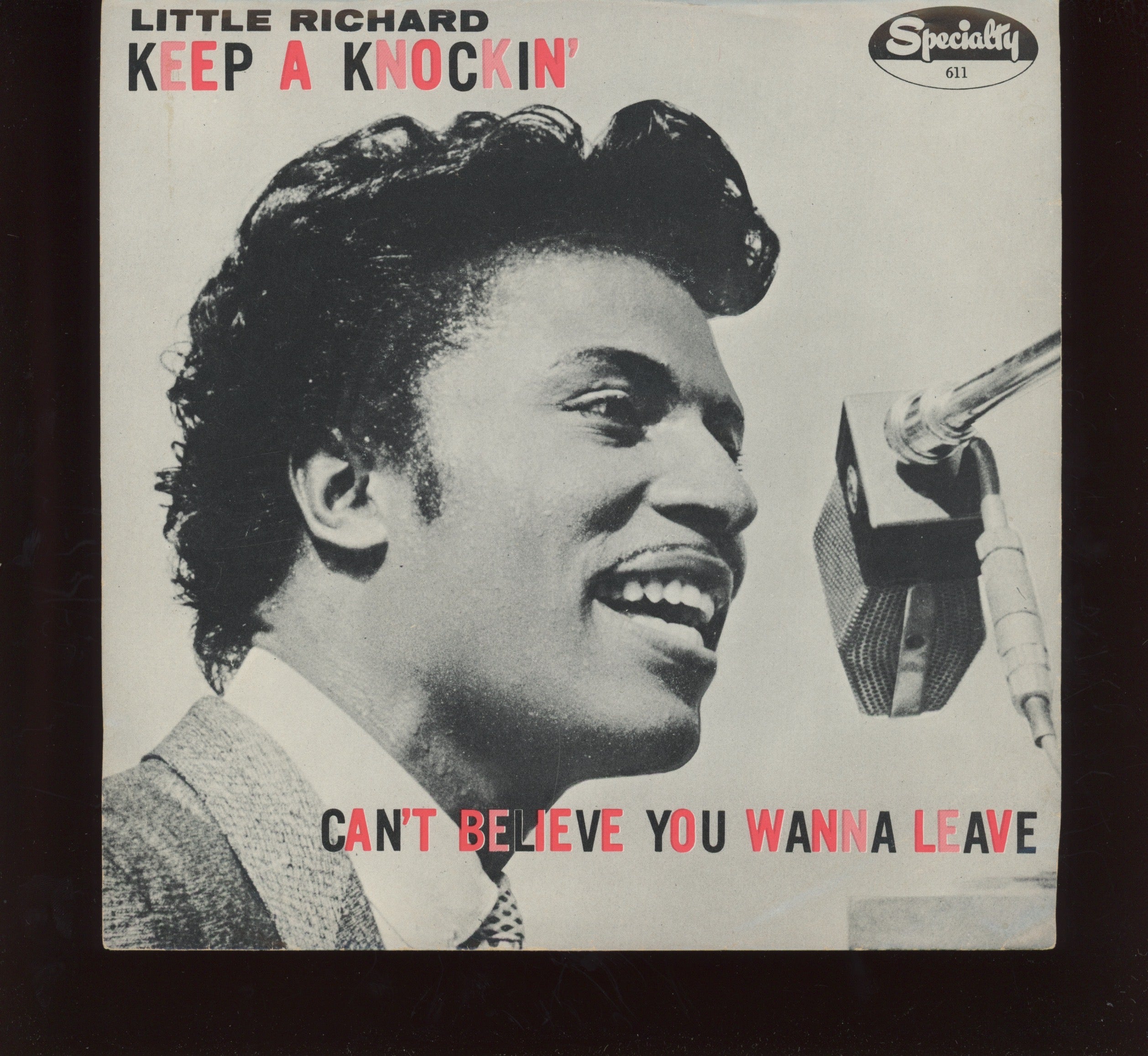 Little Richard - Keep A Knockin' on Specialty 45 With Picture Sleeve