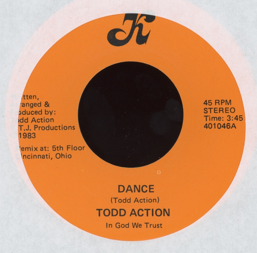 Todd Action - Dance on K Rare Modern Soul Boogie 45
