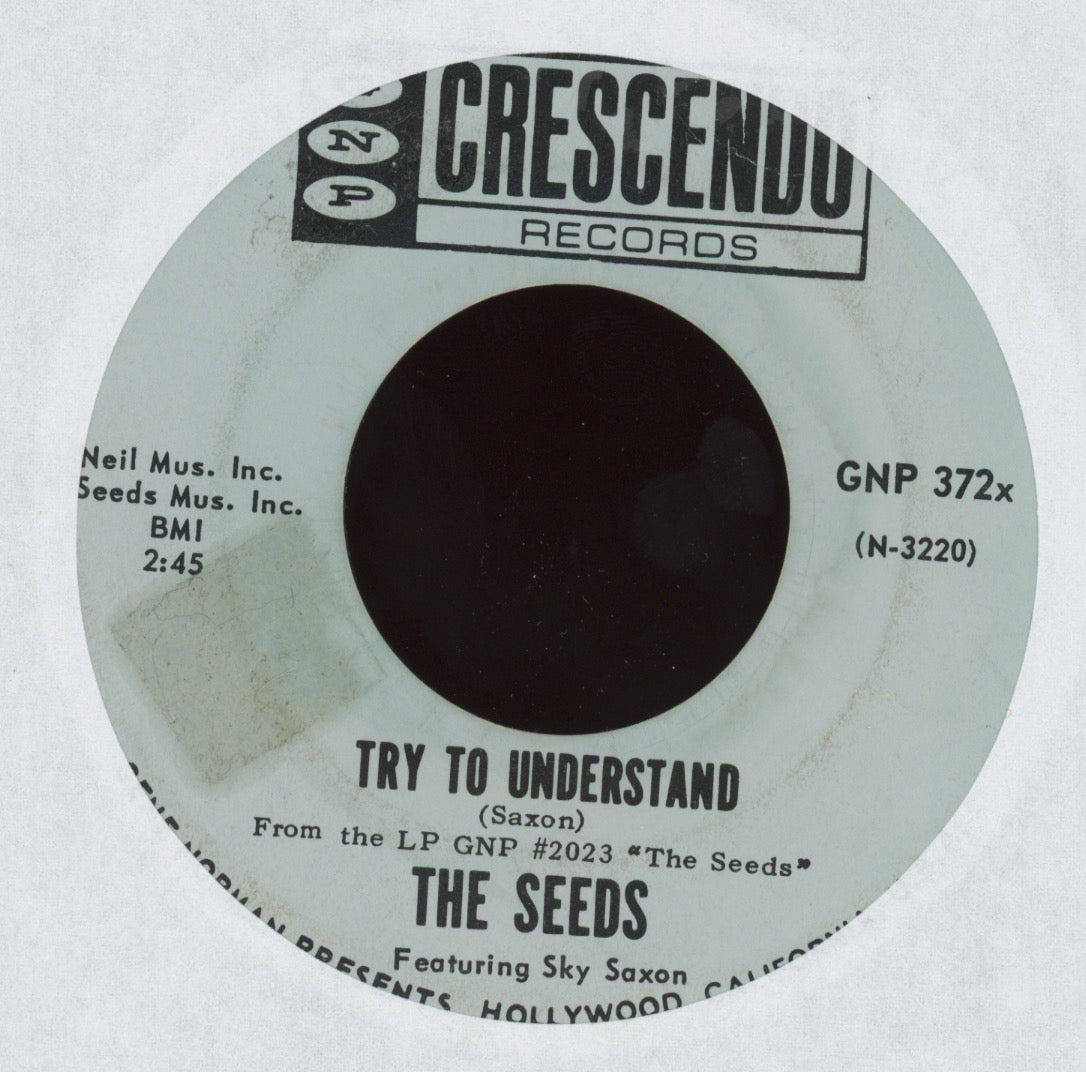The Seeds - Pushin' Too Hard on GNP Crescendo Garage 45