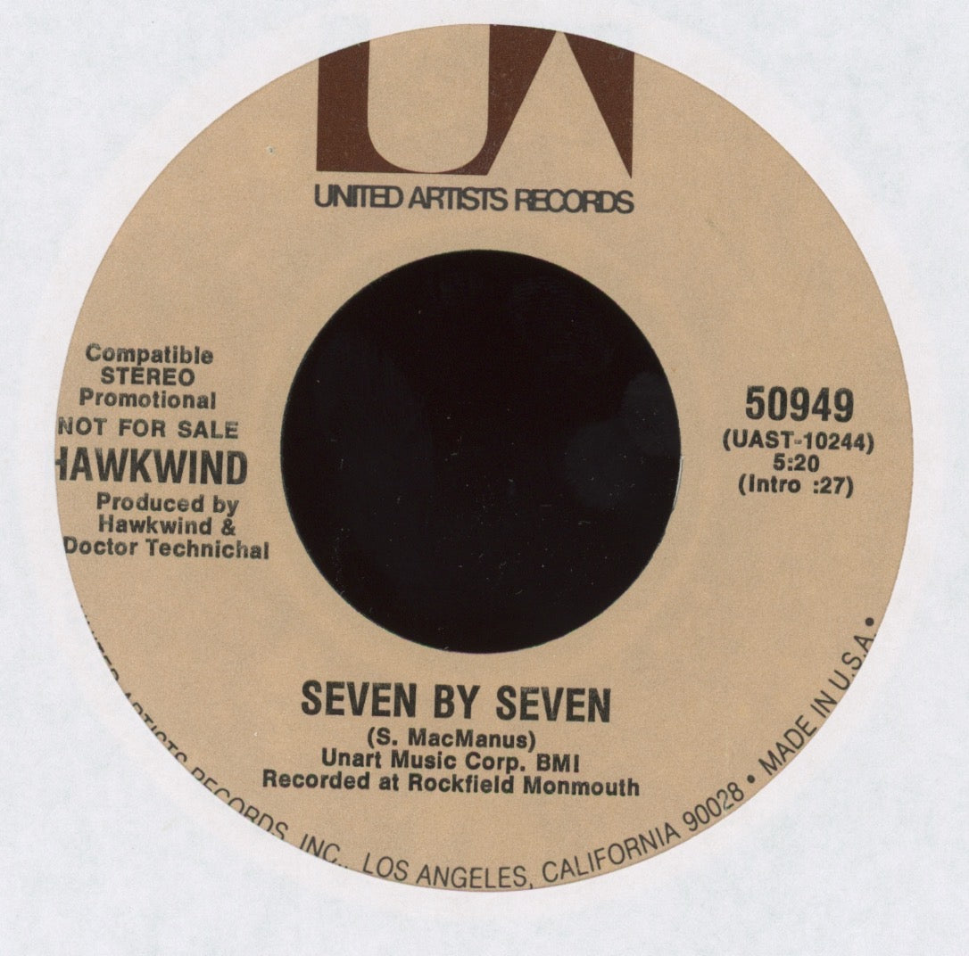 Hawkwind - Silver Machine on UA Promo Rock 45