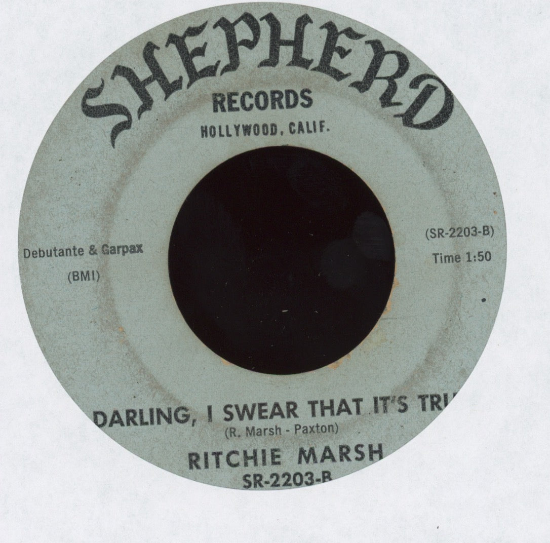 Richard Marsh - They Say on Shepherd R&B Teen 45