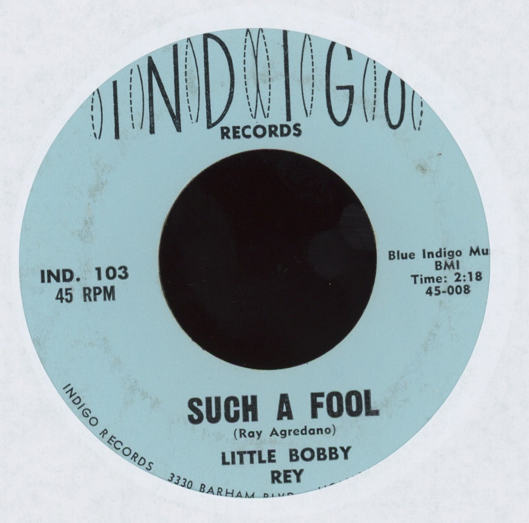 Little Bobby Rey - I'm Gonna Sit Right Down And Write Myself A Letter on Indigo R&B Rocker 45
