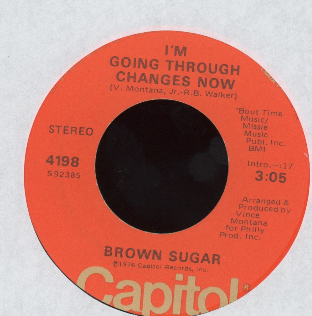 Brown Sugar - The Game Is Over on Capitol Northern Soul 45