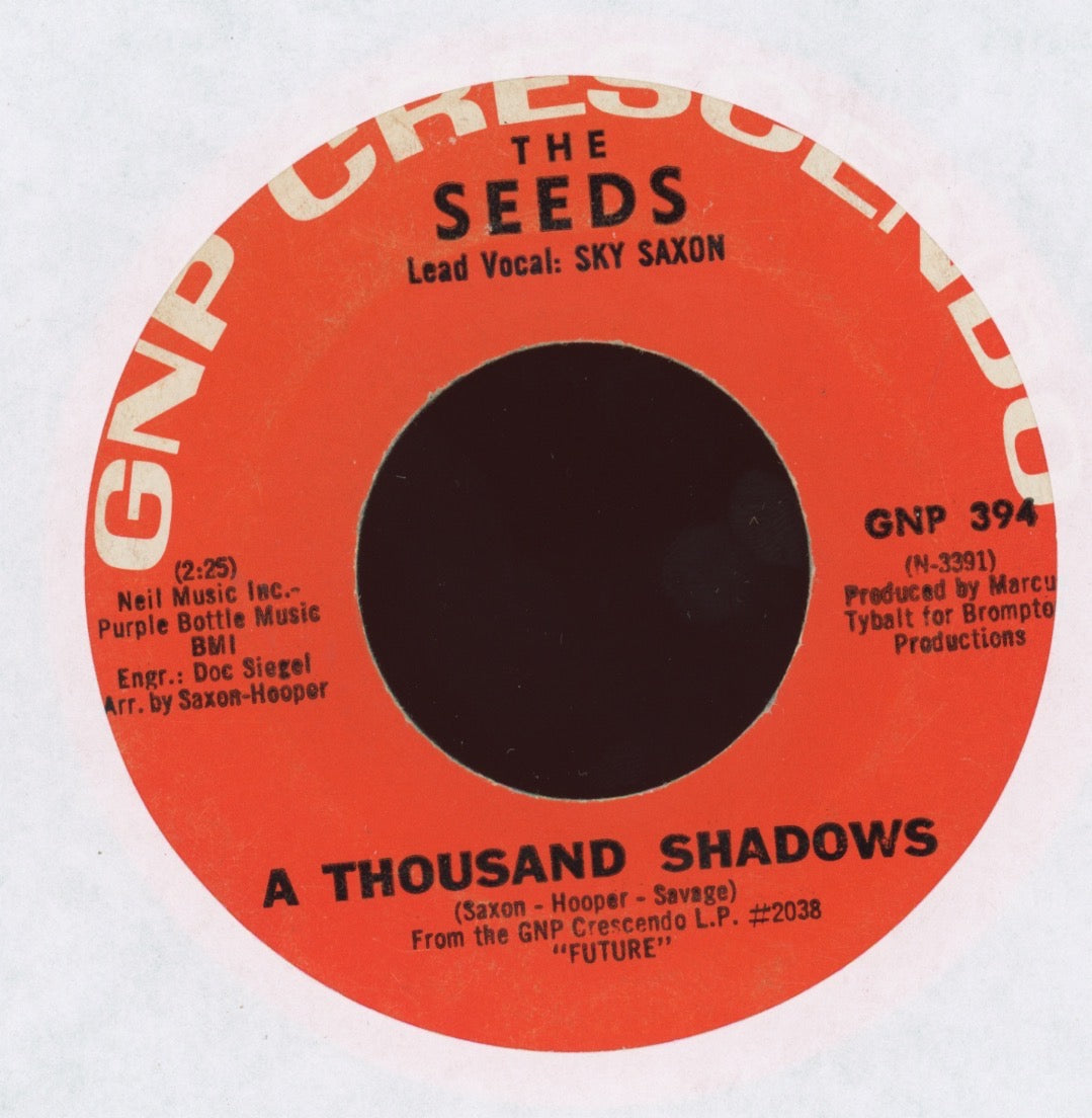 The Seeds - A Thousand Shadows on GNP Crescendo Garage 45