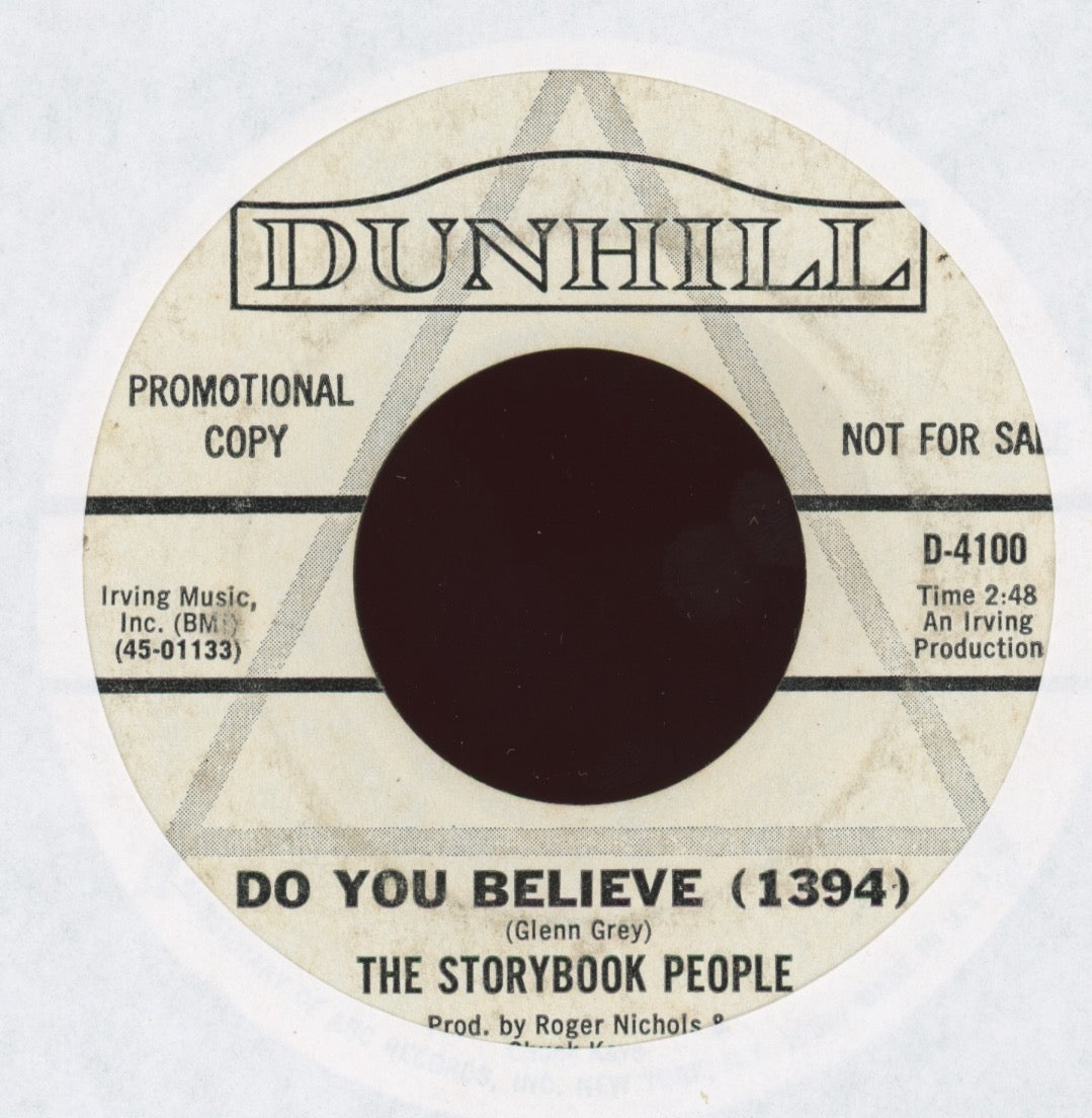 The Storybook People - Do You Believe on Dunhill Promo Psych 45
