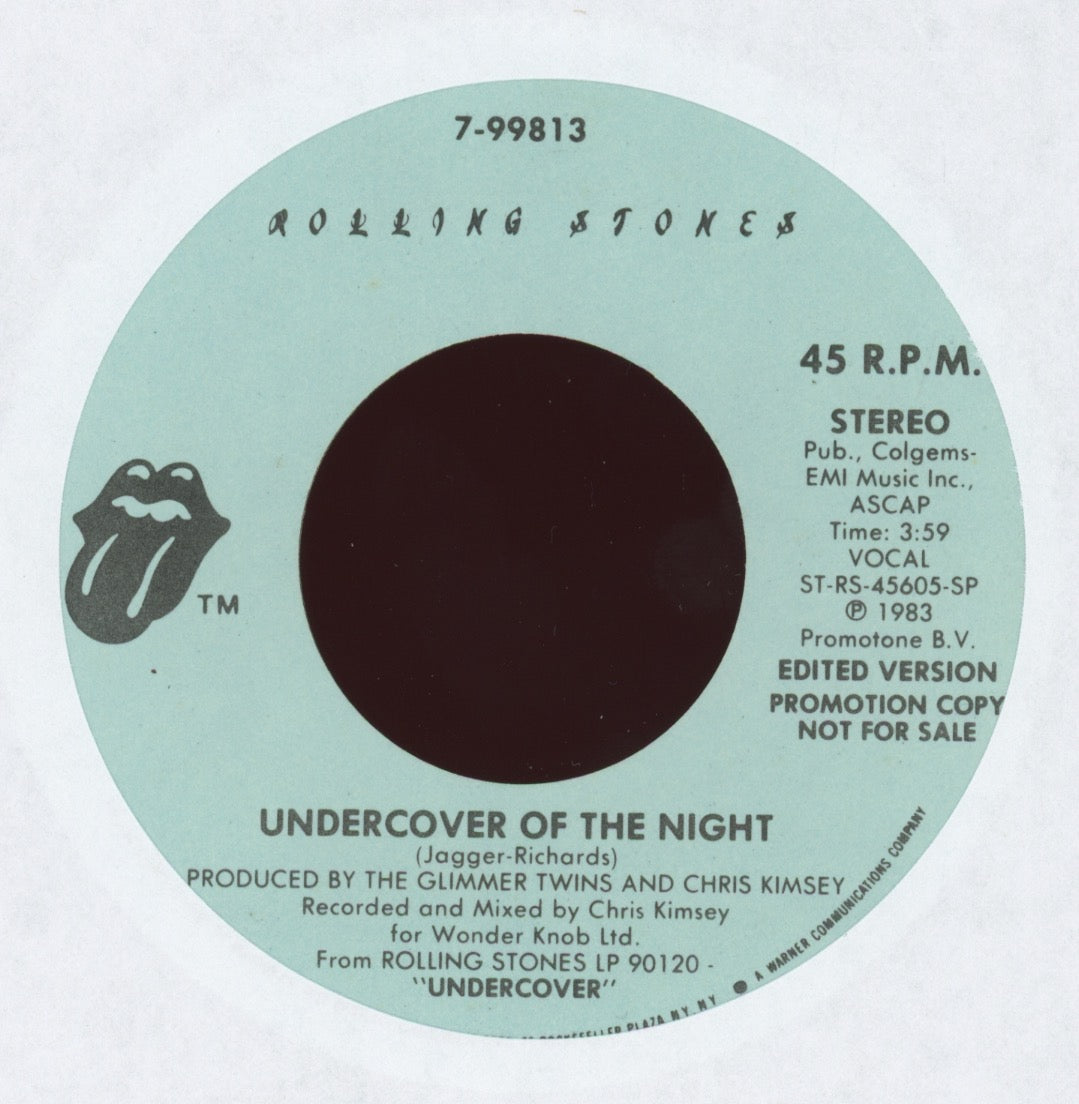 The Rolling Stones - Undercover Of The Night on Rolling Stones Records Promo Rock 45