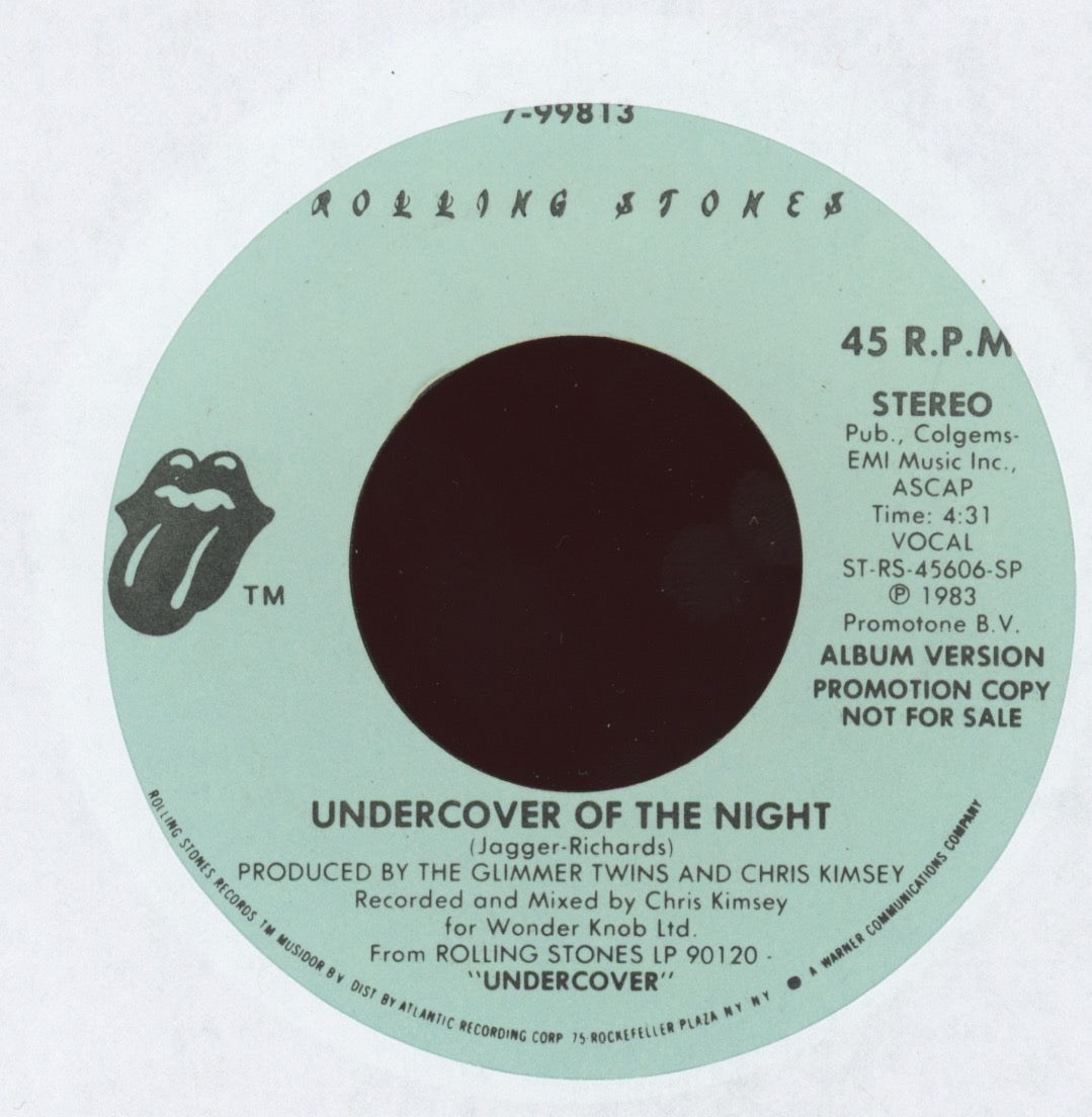 The Rolling Stones - Undercover Of The Night on Rolling Stones Records Promo Rock 45