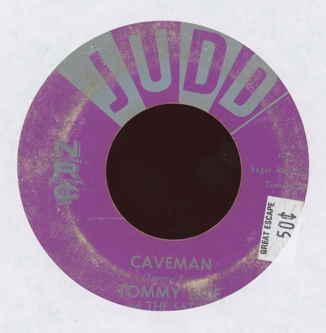Tommy Roe & The Satins - Caveman on Judd Rockabilly 45