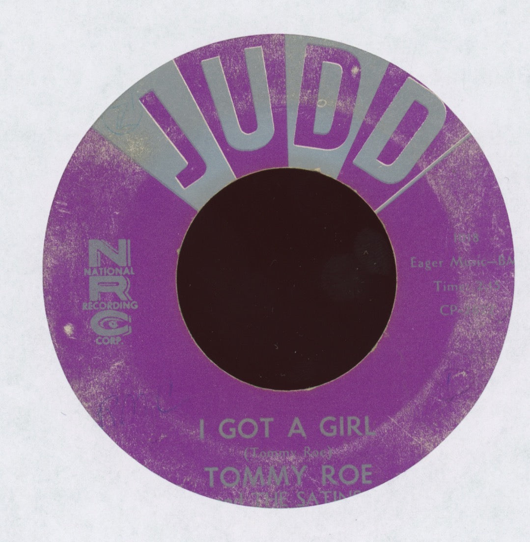 Tommy Roe & The Satins - Caveman on Judd Rockabilly 45