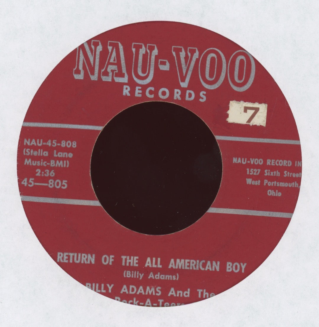 Billy Adams - Return Of The All American Boy on Nau-Voo Rockabilly 45