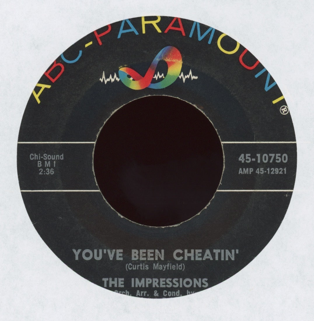 The Impressions - You've Been Cheatin' on ABC Paramount Northern Soul 45