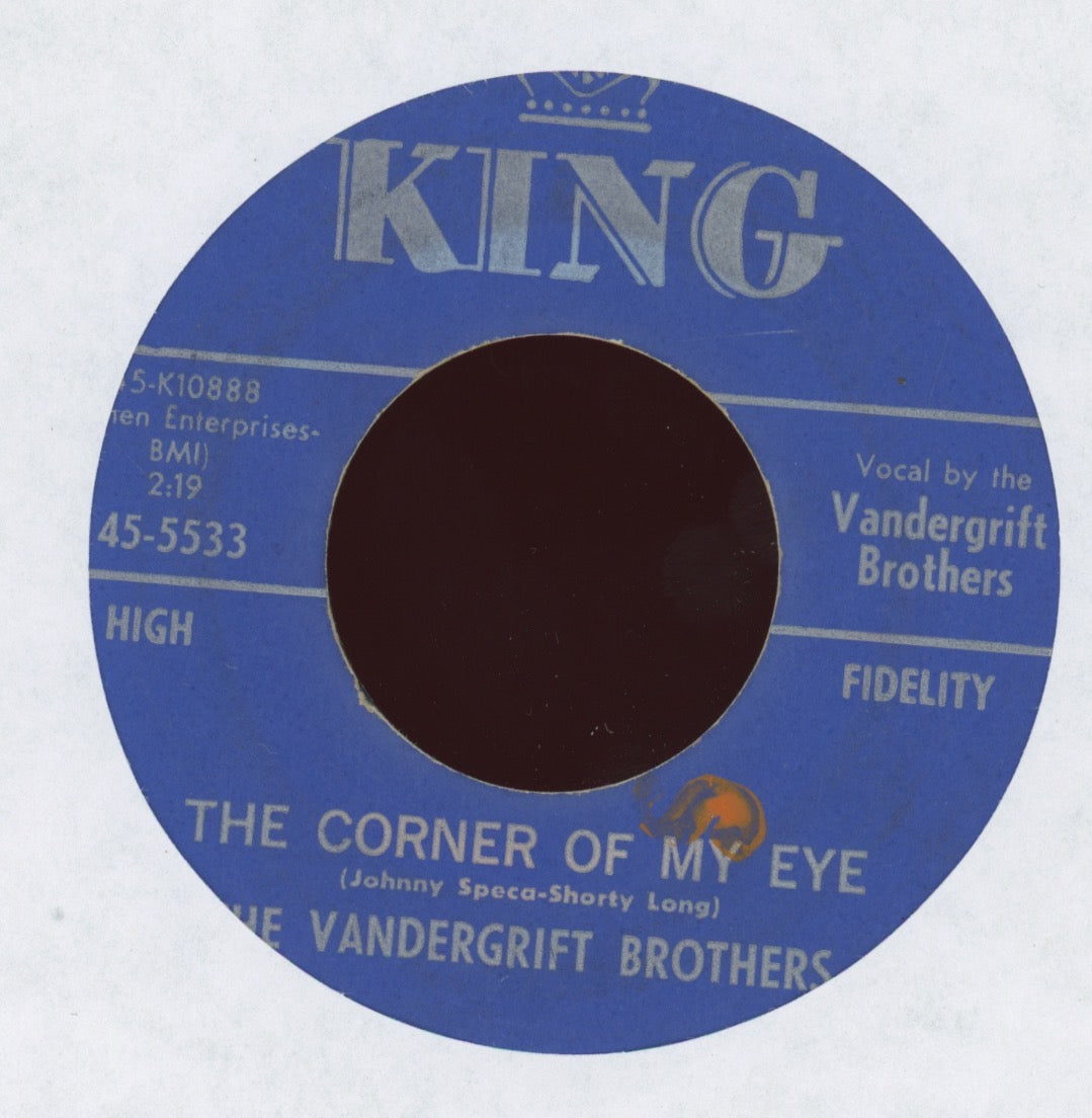 The Vandergrift Brothers - The Corner Of My Eye on King Country Bop 45