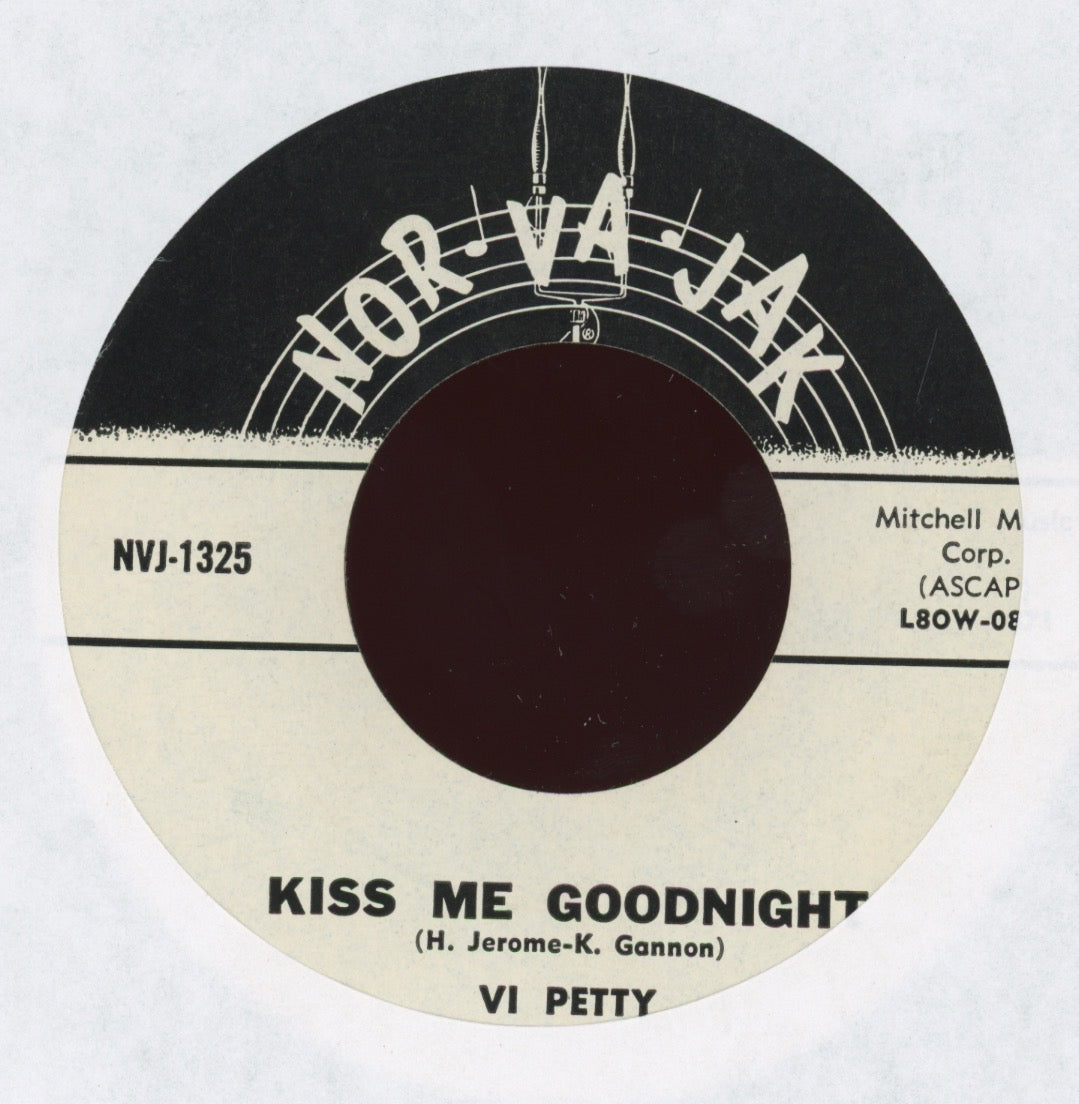 Vi Petty - True Love Ways on Nor-Va-Jak Pop 45 Buddy Holly