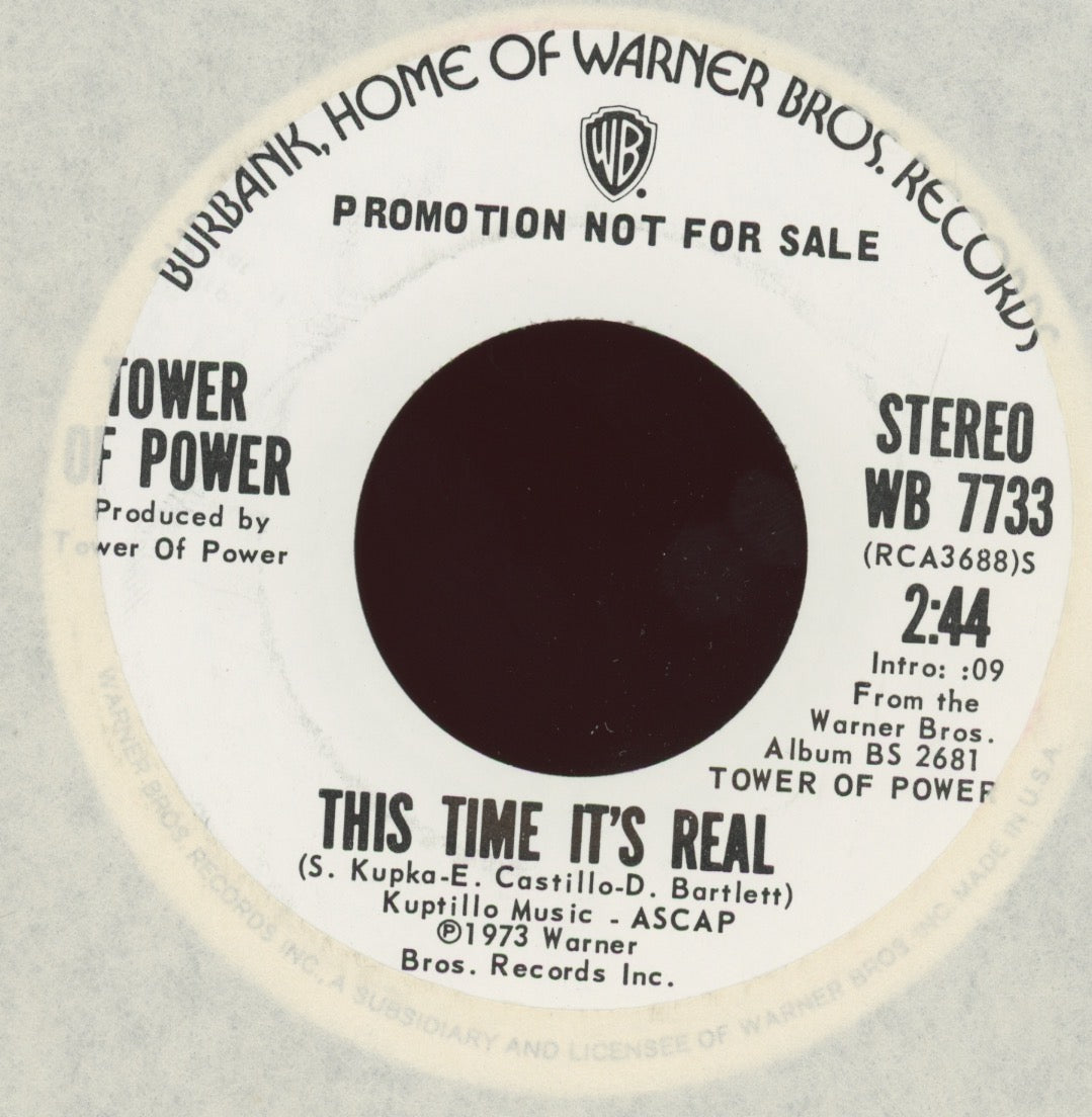 Tower Of Power - This Time It's Real on WB Promo Northern soul 45