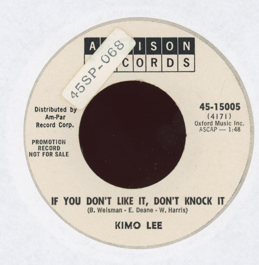Kimo Lee - If You Don't Like It Don't Knock It on Addison Promo Rockabilly 45