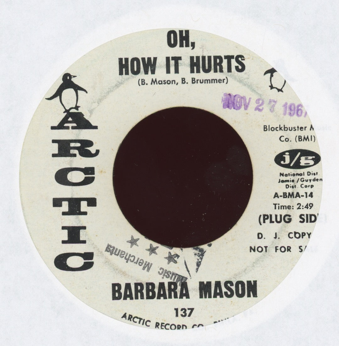 Barbara Mason - Oh, How It Hurts on Arctic Promo Northern Soul 45