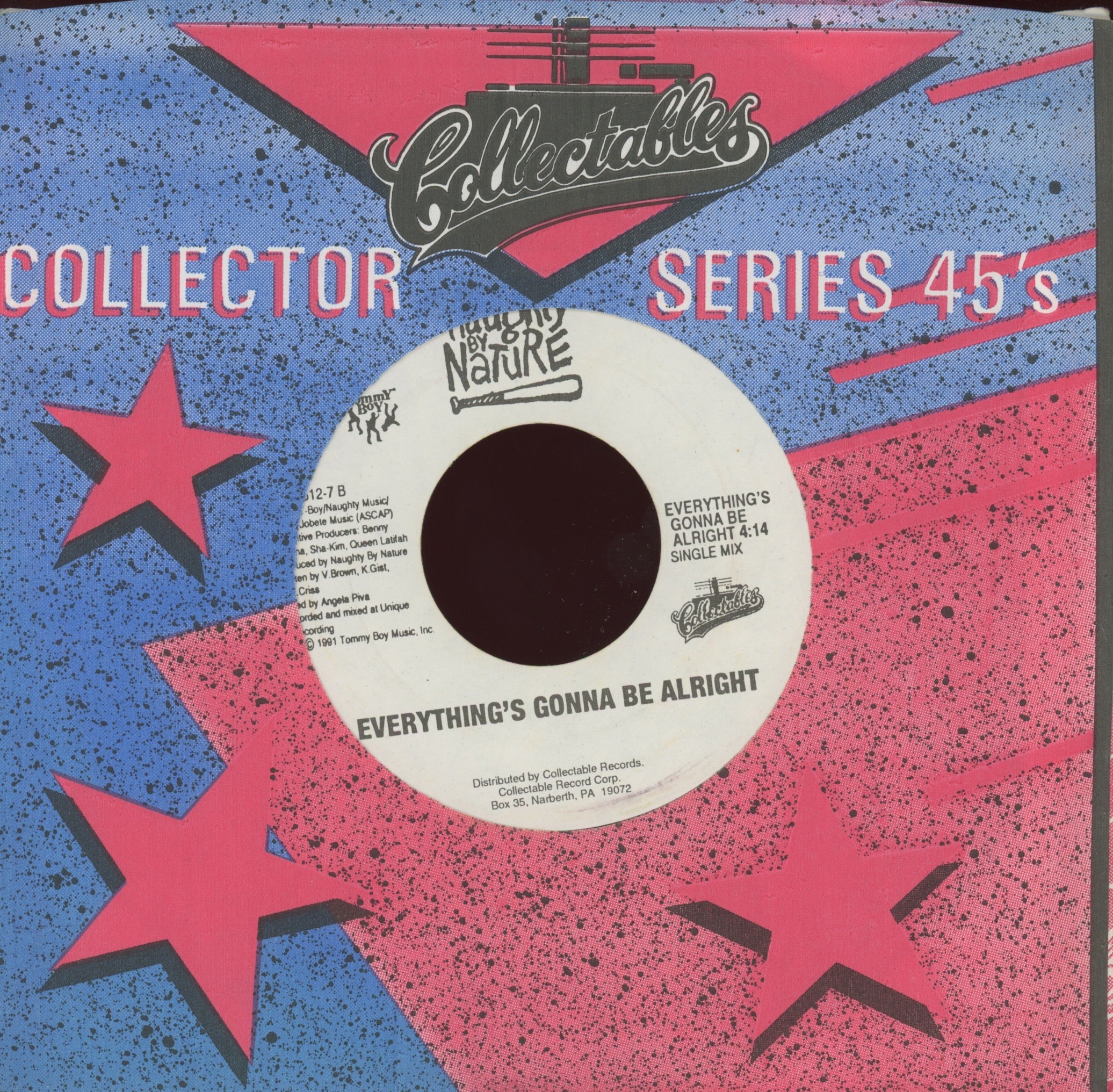 Naughty By Nature - O.P.P. on Tommy Boy Collectables Reissue Rap 45
