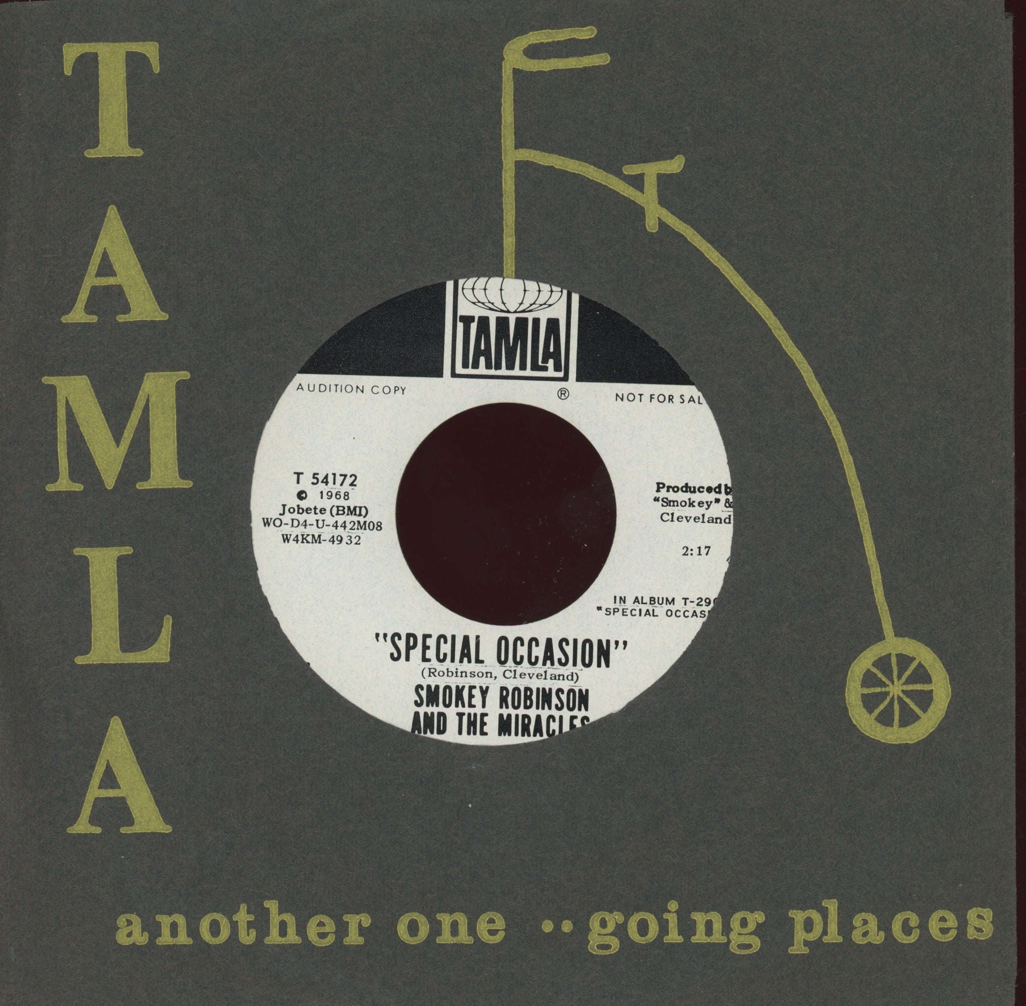 The Miracles - Special Occasion on Tamla Promo Northern Soul 45