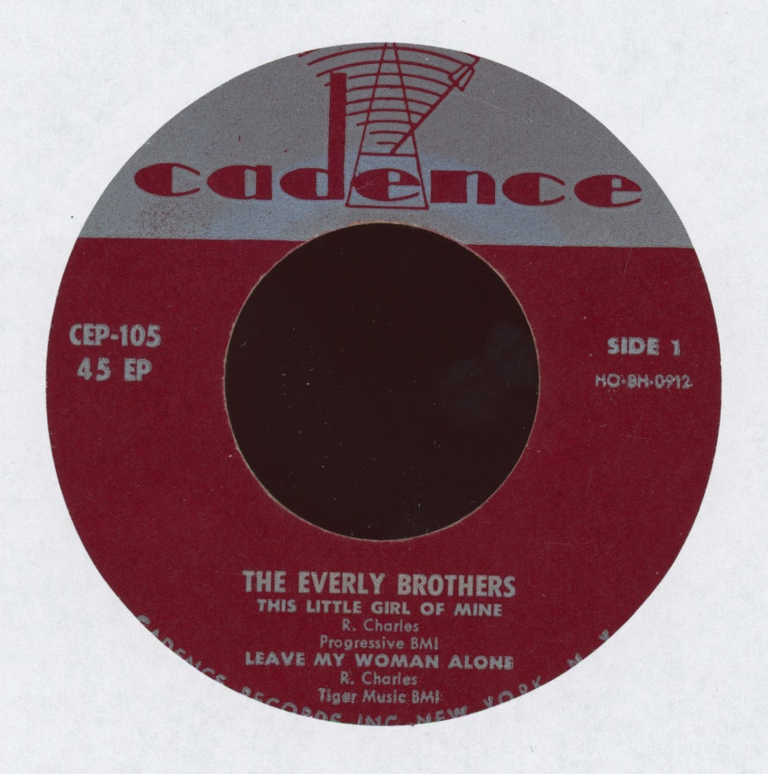 Everly Brothers - Everly Bros. on Cadence CEP-105 45 EP With Picture Cover